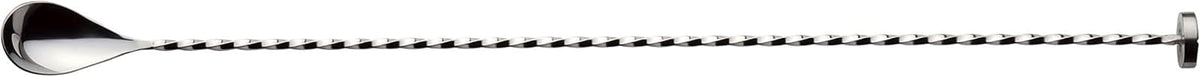 Sanho Sangyo YUKIWA Q-03302158 Bar Spoon, Silver, 15.7 inches (40 cm), Twist/Metal Included