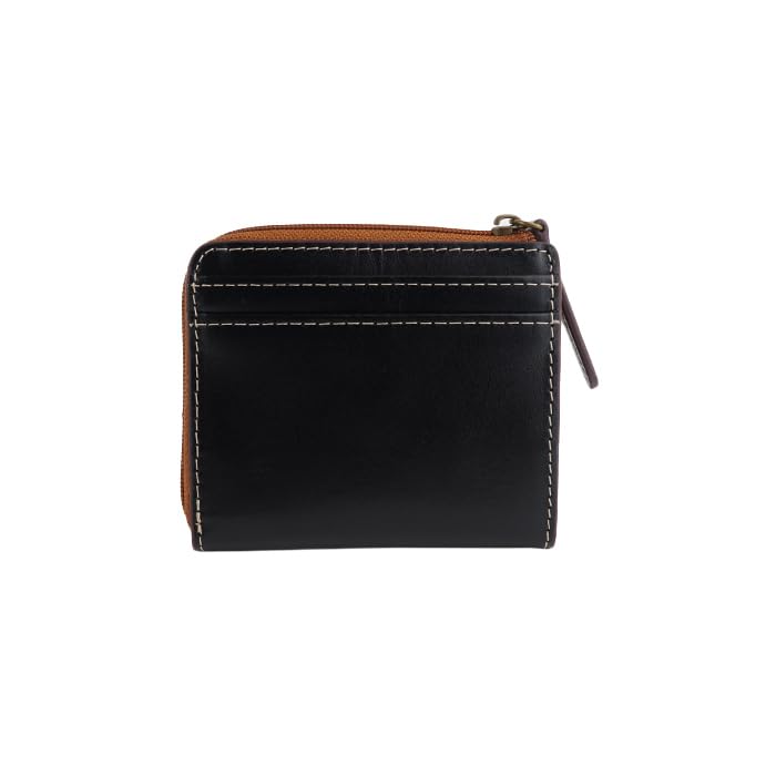 [i-mono] E – Mono Coin Purse Men's Genuine Leather Pass Case For Women's - black -