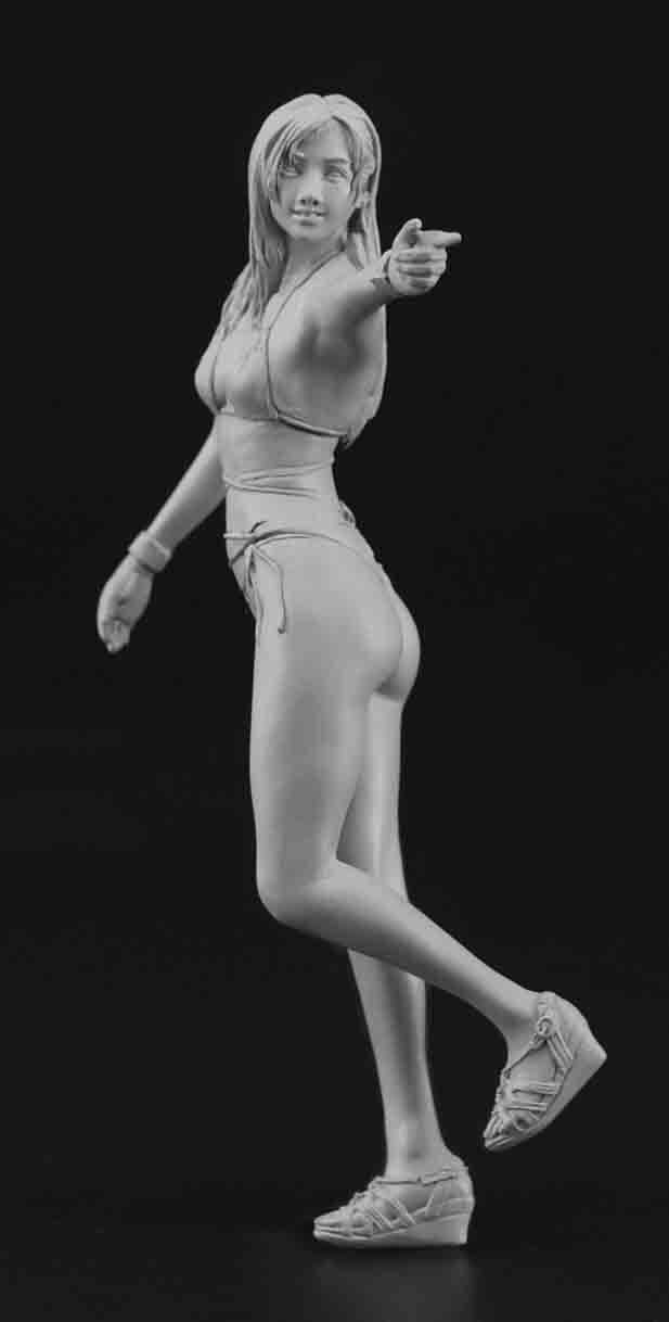 Hasegawa SP517 1/20 Sculpture Beauties No.02 Furimuki Unpainted Resin Kit