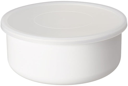 Noda enamel white series round 19cm RD-19 (japan import) by Noda Horo