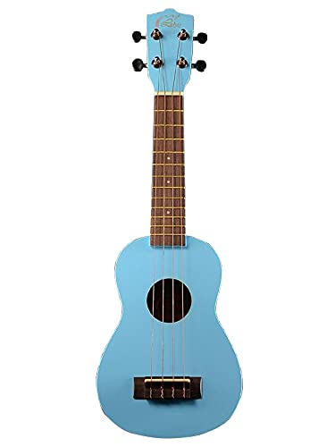 Leho MLUS-146MBB Soprano Ukulele w/AQUILA Baby Blue