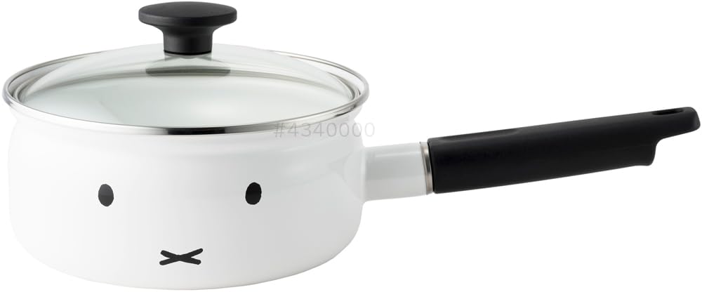 Fuji Horo MFF-18S Single Handle Pot, 7.1 inches (18 cm), Miffy Face