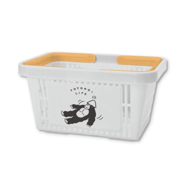 Pine Create Relaxing Mamoru's Basket Orange Size: Approx. W9.8 inches (24.9 cm), D18 H13, 23P44958