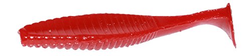 HIDEUP Worm Stagger Original 3-Inch Lacquer Red #S-01 Lure
