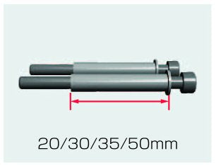 REC-MOUNTS Out Front Bike Mount for Type 7 / Type 17 Bolt Spacer Set [17-Spacer-S] (Spacer S (20mm)