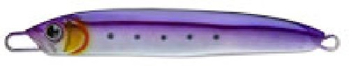 Fish League 10031 Metal Jig Lure Embankment Jig, 1.4 oz (40 g), Purple Sardine