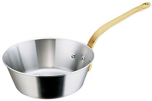 Endoshoji ATC22030 Professional Super Denge, Taper Pan, 11.8 inches (30 cm), Stainless Steel Pot for Induction Cookers, Made in Japan