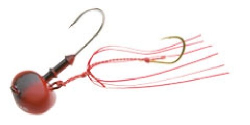 Ecogear 9757 Oval Tenya No. 8, T08, Red Black