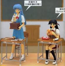 Whole set of 2 units of 4 x first Sunday Magazine 50th Anniversary Collaboration Figure Set St. Sanmaga School (japan import)