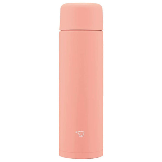 Zojirushi SM-MA35-PM Water Bottle, Seamless Stopper, Small Capacity, 11.8 fl oz (350 ml), Screw, Stainless Steel Mug, Dahlia Pink, Integrated Washer and Washer, Easy to Clean, Only 2 Pieces