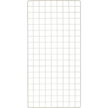 TRUSCO TN4509 Shelf Display Net with Metal Fittings, 17.7 x 35.4 inches (450 x 900 cm), Neo Gray