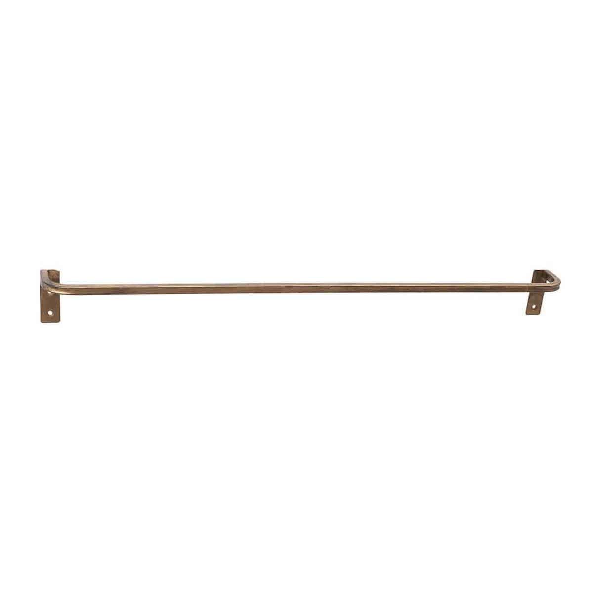 Dulton Iron Parts Bar, Gold, Height 2.8 x Width 27.6 x Depth 2.4 inches (70 x 700 x 60 mm), BAR GOLD D20-0122-7GD