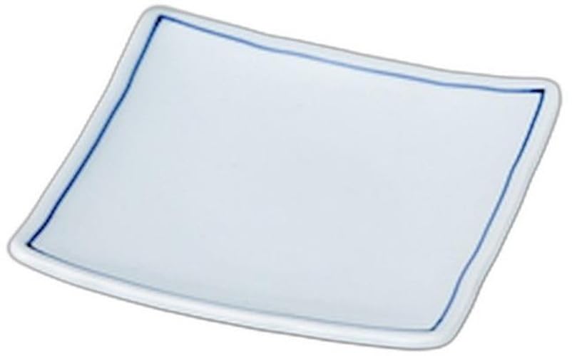 Fuchi Line 4.0 Square Plate [ 12.5 x 12.5 x 2.2 cm ] | Square Plate, Small Setomonohonpo