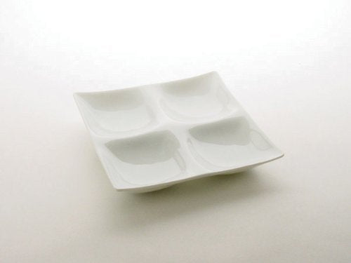 深山 Miyama Kowake 4-Compartment Plates, Set of 3, Boxed, Made in Japan