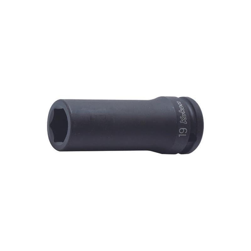 Ko-ken 15300M-17 5/8 Sq. Dr. Socket 17mm 6 point Length 90mm