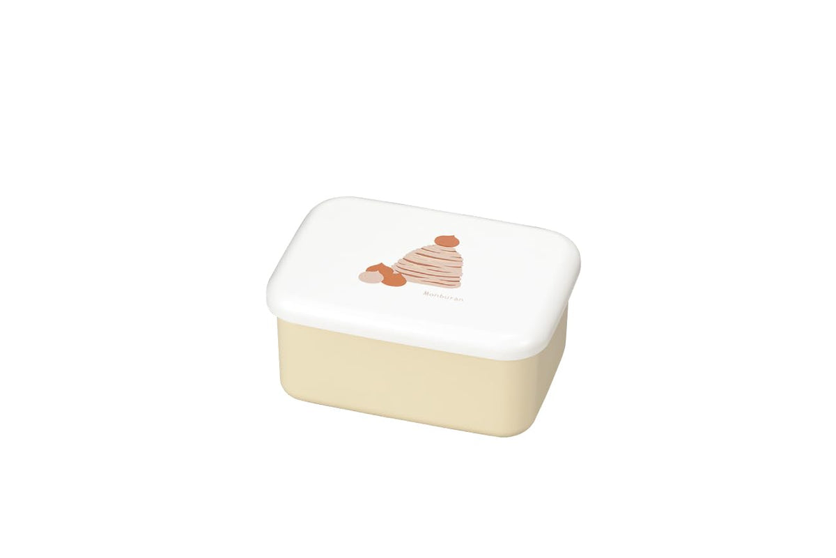 Tatsumiya OBENTO 30446 Long Square 1-Tier Lunch Box, Montblanc Mini