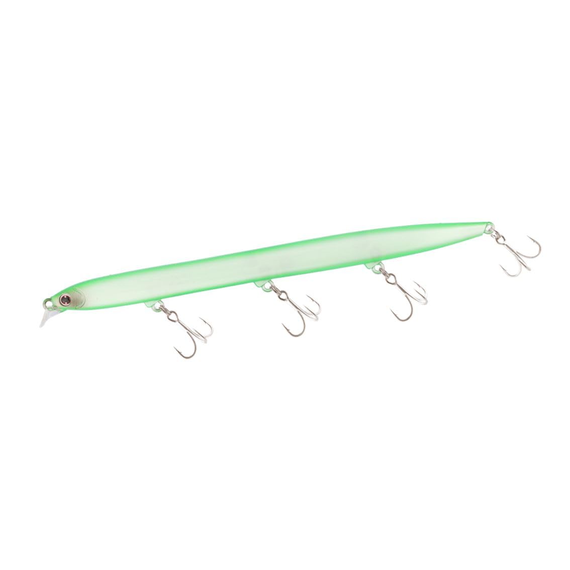 DAIWA Moissanite Hisoka 150F-SSR Lure, Lime Pearl Sand