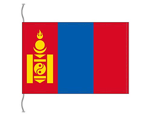 Mongolian [Tabletop Flag Flag 16 × 24 cm with high-grade TR]