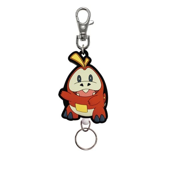 SK Japan Pokémon Rubber Reel Key Chain Hogator