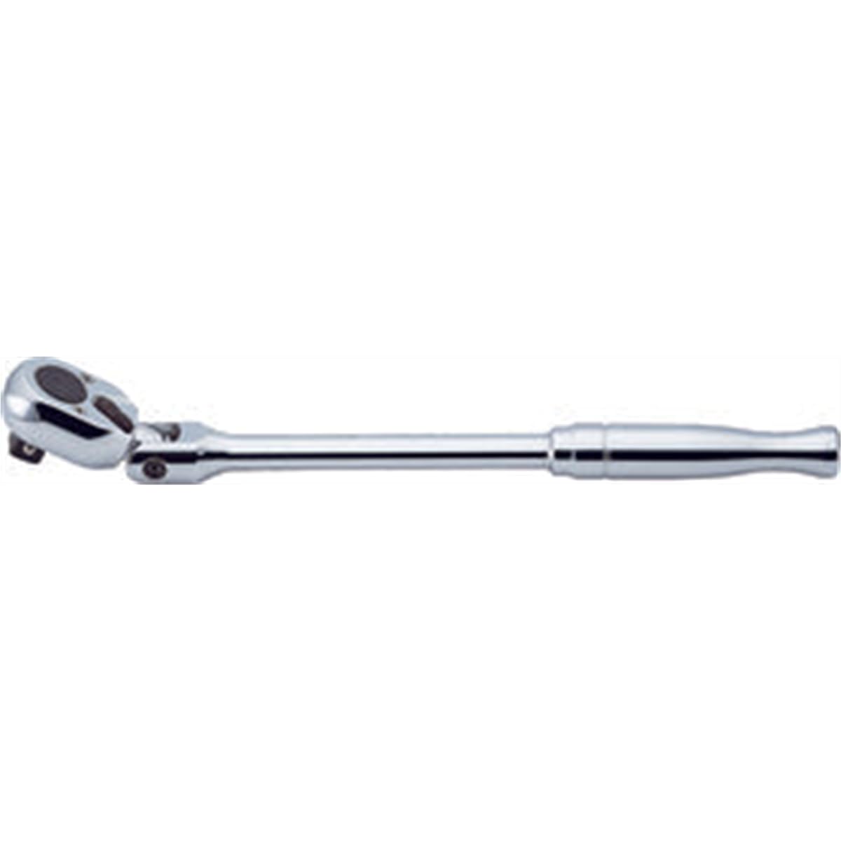 Ko-ken 4774P-450 1/2 Sq. Dr. Ratchet Handle 24 teeth Flexible Head Length 450mm Polished Handle