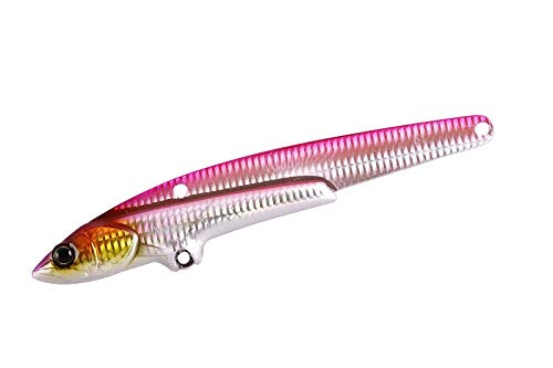 JACKALL 107 Big Backer Lure, Custom Pink Back/Slim Border Holo
