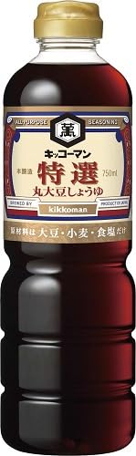 One Kikkoman specialties round soy soy sauce pet 750ML