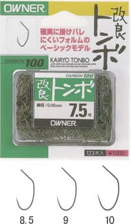 Owner 11384 Single Hook Deca Pack, Improved Dragonfly, No. 9