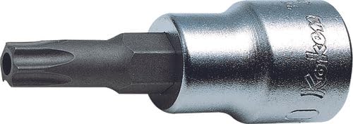 Ko-ken 3025.160-T55H 3/8 Sq. Dr. TORX T55H Bit Socket - Length 160mm