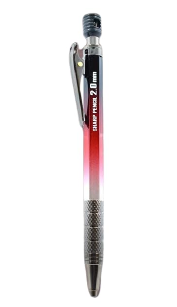 Shoushidou Industrial Mechanical Pencil Limited Color (Silver Red Suzaku, 0.1 inch (2.0 mm)