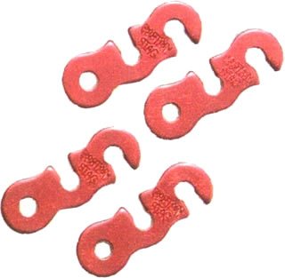 Captain stag (kyaputensutaggu) Color Aluminum Free 4 Pcs Clear , red