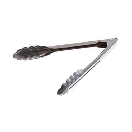 Edlund 4409 HDL 9-inch Scallop Stainless Steel Tongs (Case of 12)