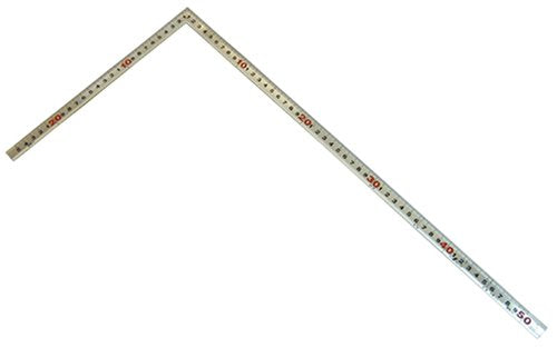Shinwa Sokutei 10677 Curved Square Thickness, 19.7 inches (50 cm), Back Side Square for Left Handed