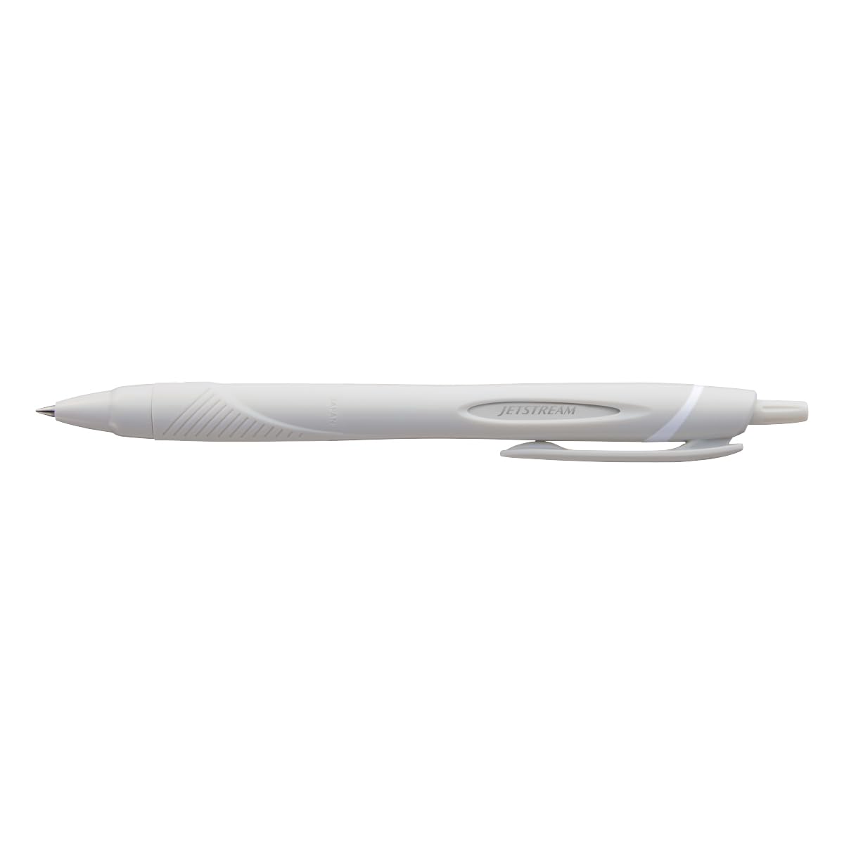 三菱鉛筆 Jetstream Standard Ballpoint Pen, Retractable 0.38mm Extra Fine Point, Oil-Based Black Ink, Light Grey Body, SXN15038.37, 10-Pack