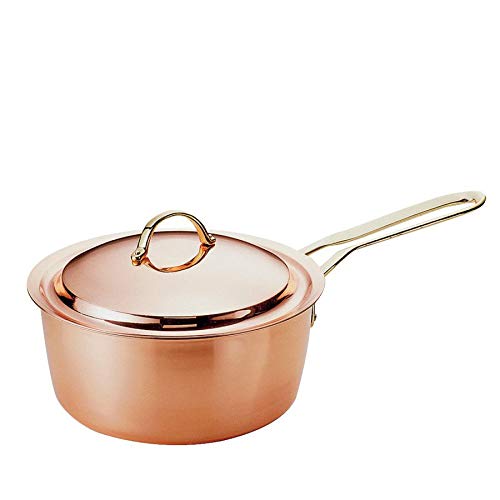 Shinkoukinzoku PL-1704 Sauce Pan, Copper 6.3 inches (16 cm), Play Cooking Sauce Pan