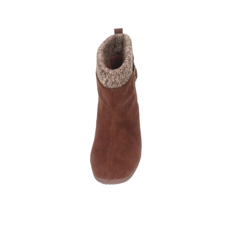 JenoValentine(ジェノバレンタイン) Women's Classic Snow Boot, Dark Brown, S