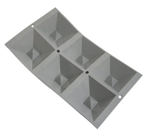 Debuyer WLS1841-01 Elastomole Pyramid, 6 Pieces, Silicone, France