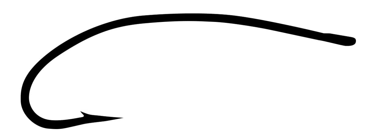 TIEMCO Q100 TMC200R Fly Hook, No. 10, Bronze