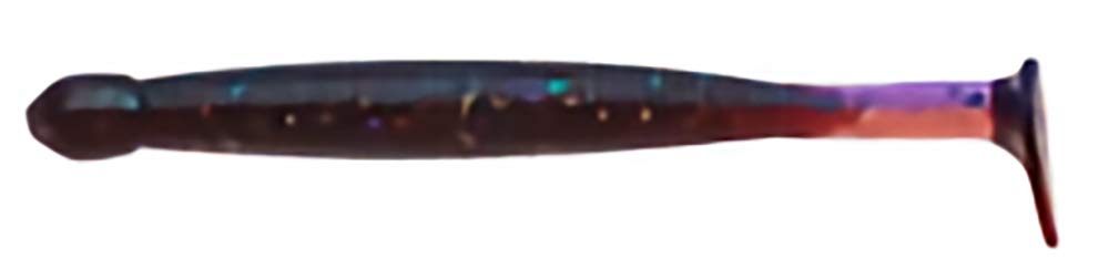 Ecogear #414 Worm Grasminow, M, 2-1/2-Inch, Enchanting Purple Camo