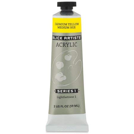 Blick Artists' Acrylic, Cadmium Yellow Medium Hue, 2 oz
