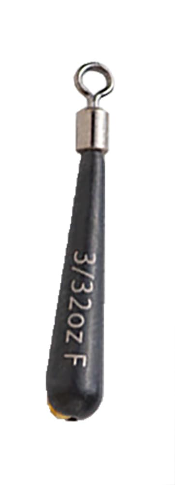 Keitech Tungsten Drop Shot Slim Weight Matte Black 3/32oz