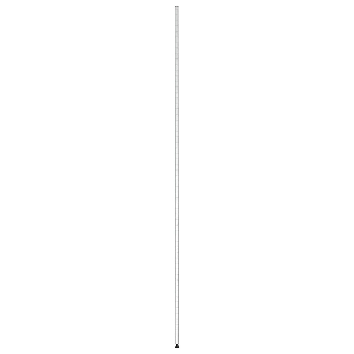 Doshisha Luminous Steel Rack Parts, Basic Pole, Stanch, Height 68.5 inches (174.5 cm), Single Pole Diameter 0.7 inches (19 mm), Adjuster Included, 19P173, Cute, Stylish, Slim, Rack, DIY, Rust