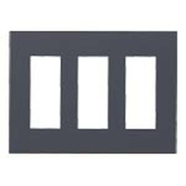 Panasonic WNS6009H Plate SO-STYLE 9 Pieces, Matte Gray, Width 6.4 x Depth 2.7 x Height 4.7 inches (162 x 6.8 x 120 mm)