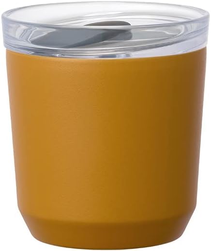 Kinto 20433 To-Go Tumbler, 8.5 fl oz (240 ml), With Plug, Coyote