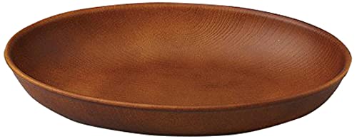 Set of 10 Oblong Dish, Usucha [10.0 x 7.3 x 1.6 inches (25.5 x 18.5 x 4 cm)] [Wooden Plate] [Restaurants & Ryokan Japanese Tableware, Commercial Use]