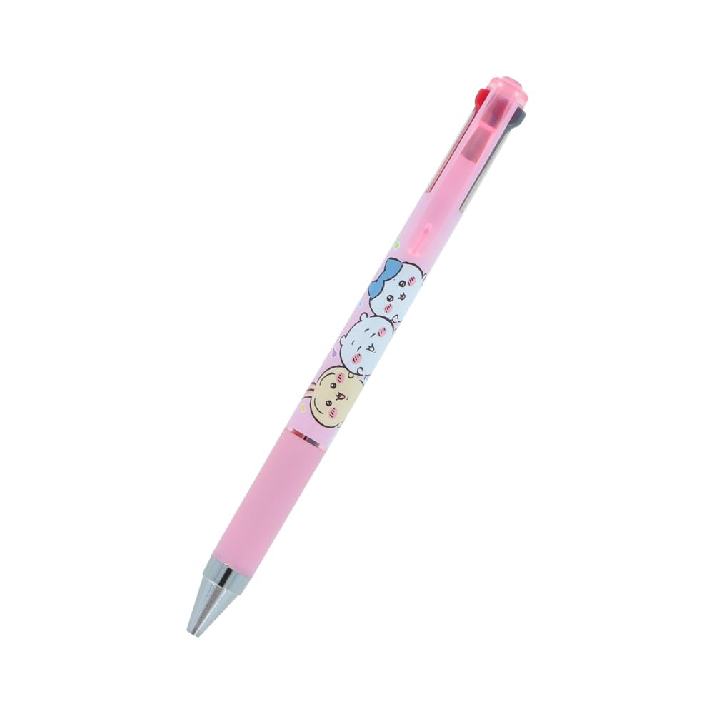 Sun-Star Stationery S4659821 Chiikawa Goods, Ballpoint Pen, Gel Ink, Juice Up, 3 Poses