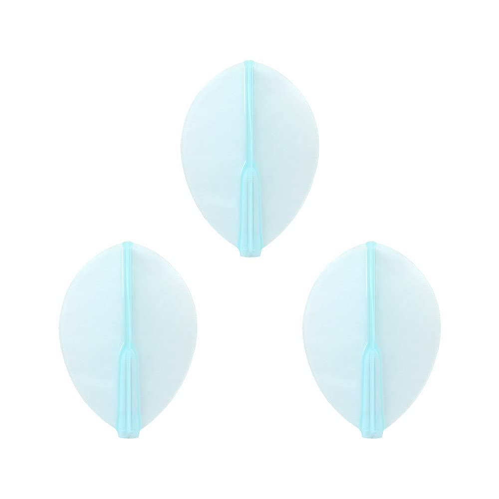 Cosmo Darts Fit Flight (Air) 3 Pack Pear Dart Flight (Light Blue)