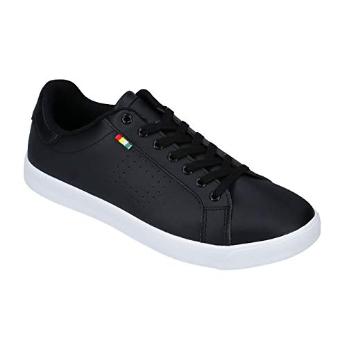 Arnold Palmer AL0041 Men's Sneakers, Black, Navy, Green, White, 9.8-11.0 inches (25.0-28.0 cm), Low Cut, Lightweight, Casual, Men's - black