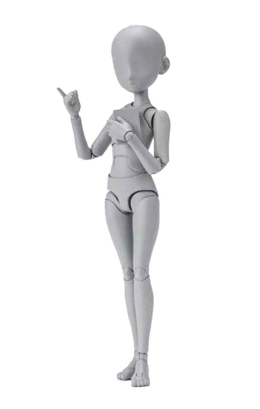 TAMASHII NATIONS - Body Kun Ken Sugimori Edition DX Set (Gray Color Version), Bandai Spirits S.H.Figuarts Action Figure