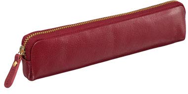 レイメイ藤井 Raymay Fujii NF2803Z Pen Case, Pencil Case, Bloomsberry Leather Pen Case, Leather, Wine
