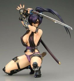 Tandem Twin Animal Girls: Lynx (Amethyst) PVC Figure